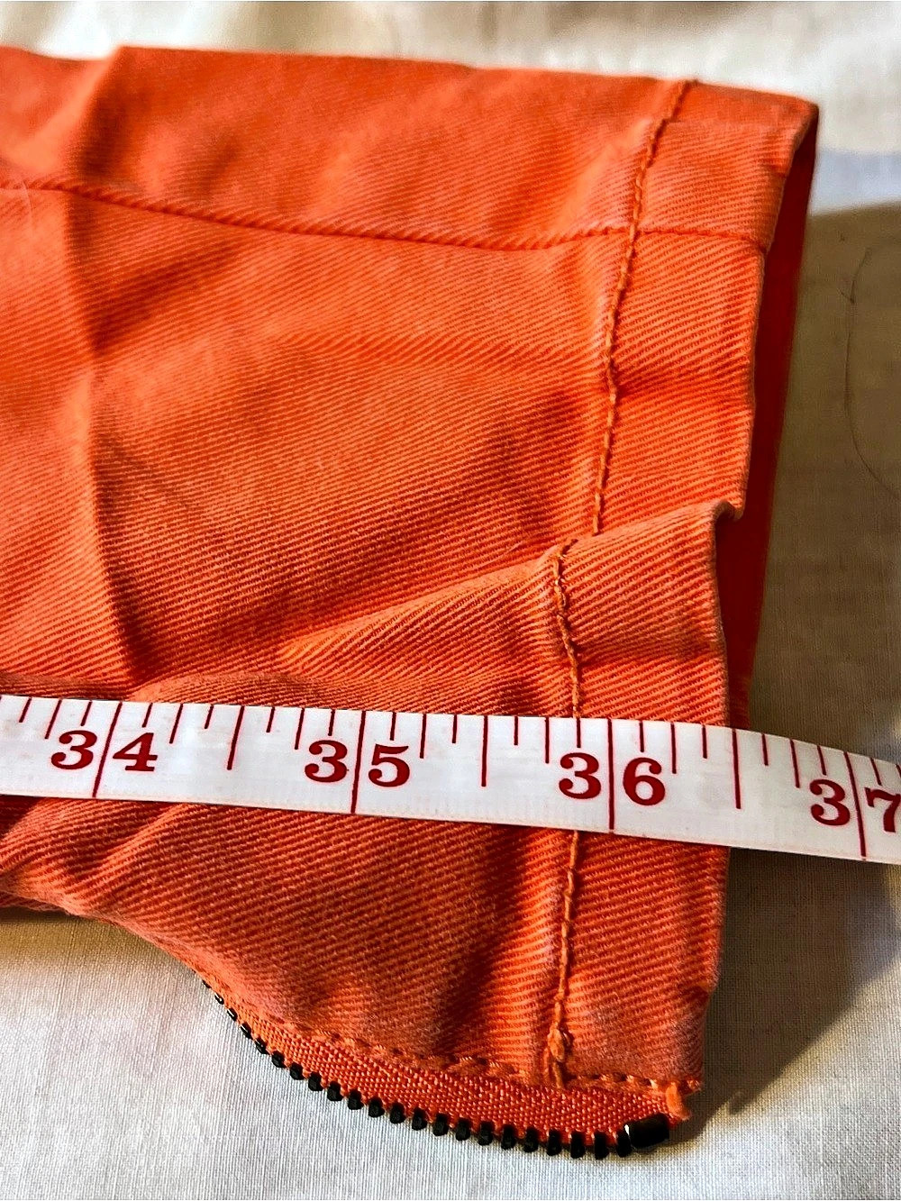 Michael Kors Orange Skinny Jeans Size 8 - Picture 4 of 8